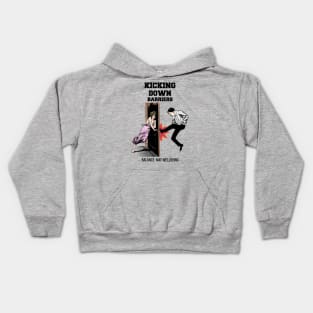 Door Kick Motivation: Balance & Wellbeing Kids Hoodie